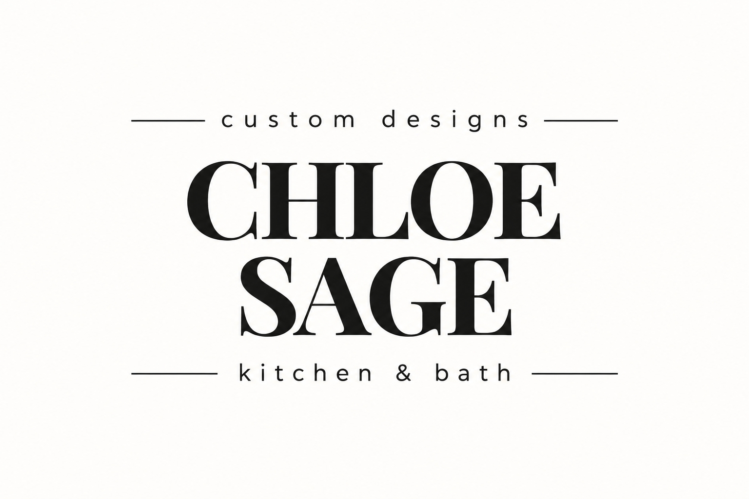 Chloe Sage — custom designs, kitchen & bath